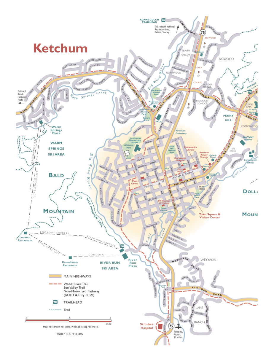 Map of Ketchum