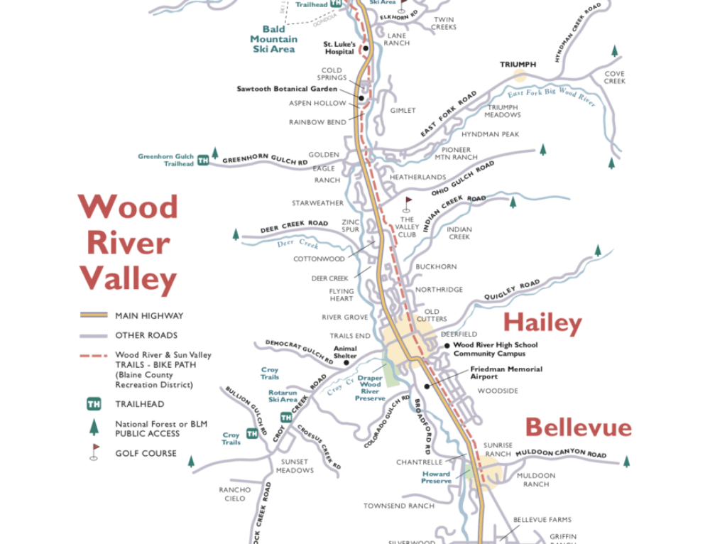 Map of Sun Valley - Valley Chamber