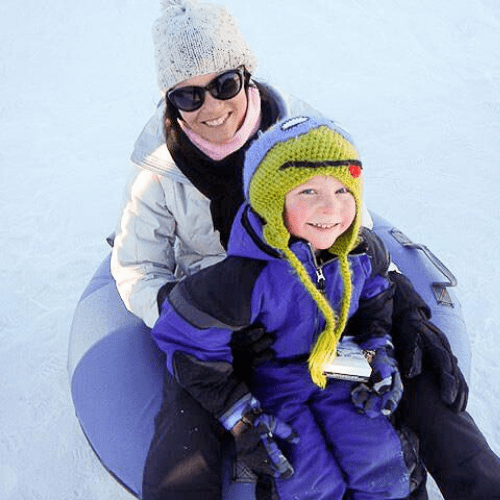 sledding sledding