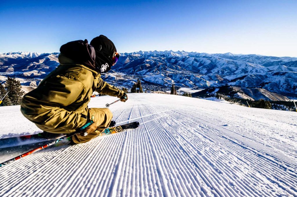 Tal Roberts image Skiing in Sun Valley Idaho
