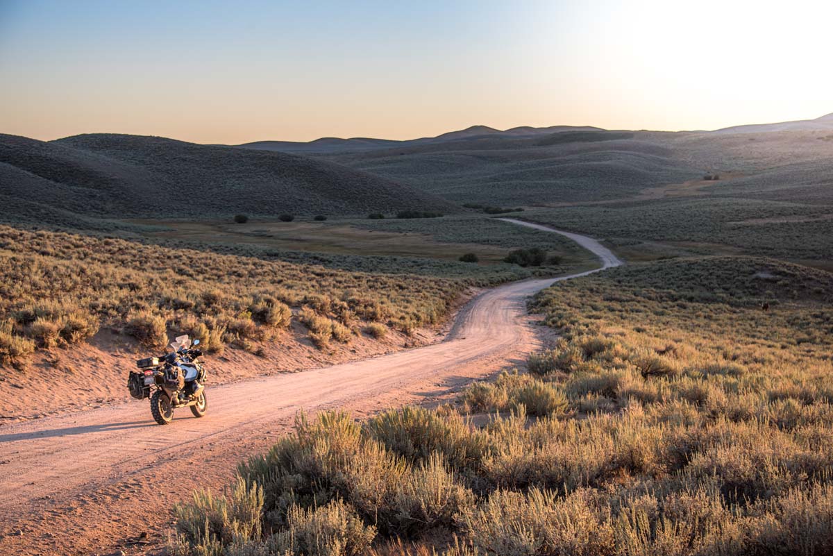 Motorcycle Idaho byways ©Tim Burke
