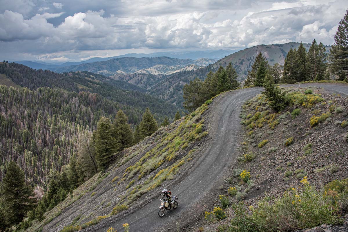 Motorcycle Idaho byways ©Tim Burke
