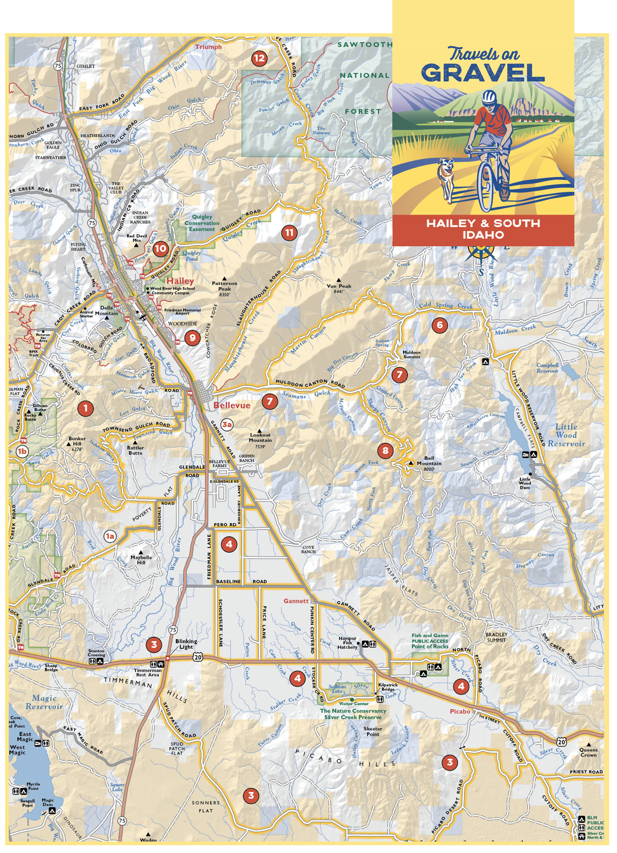 Travels on Gravel in Idaho - Idaho gravel bike map